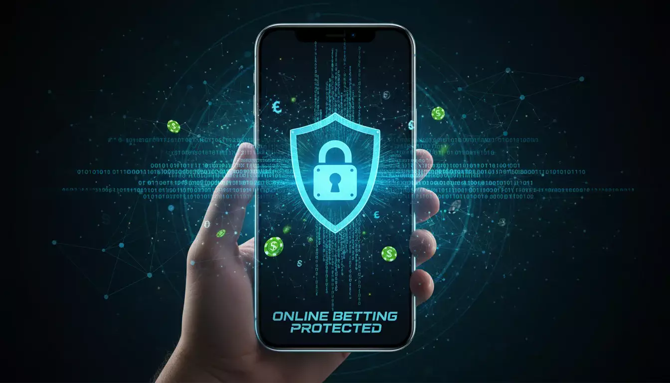 Lucchetto digitale e scudo protezione dati su smartphone