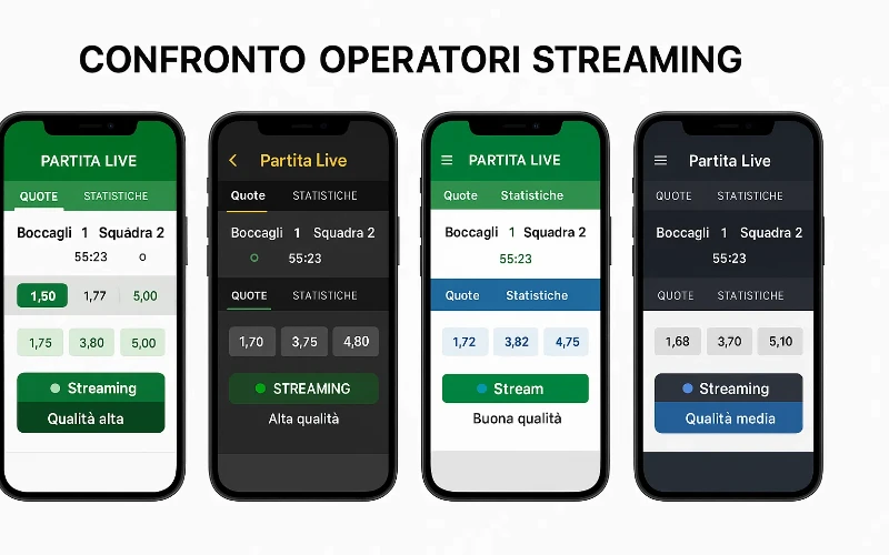 Confronto tra le migliori app di scommesse con streaming calcio integrato